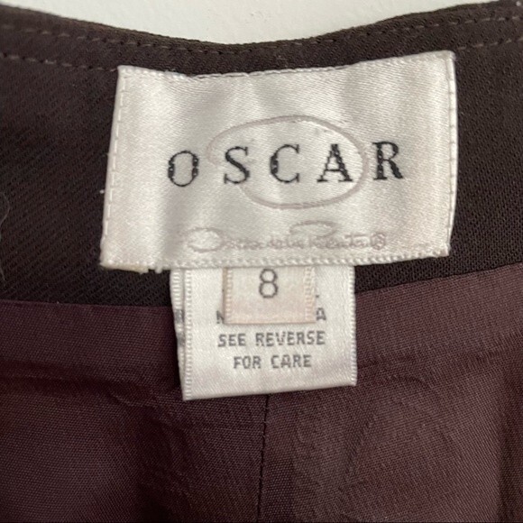 OSCAR DE LA RENTA Vintage 100% Wool Pants Slacks Fully Lined Size 8 - Picture 7 of 10